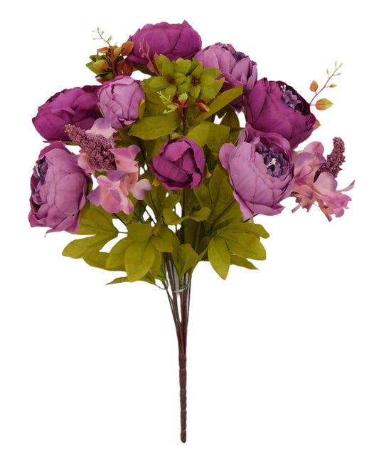 63220-PU 20" MIXED PEONY BUSH X13