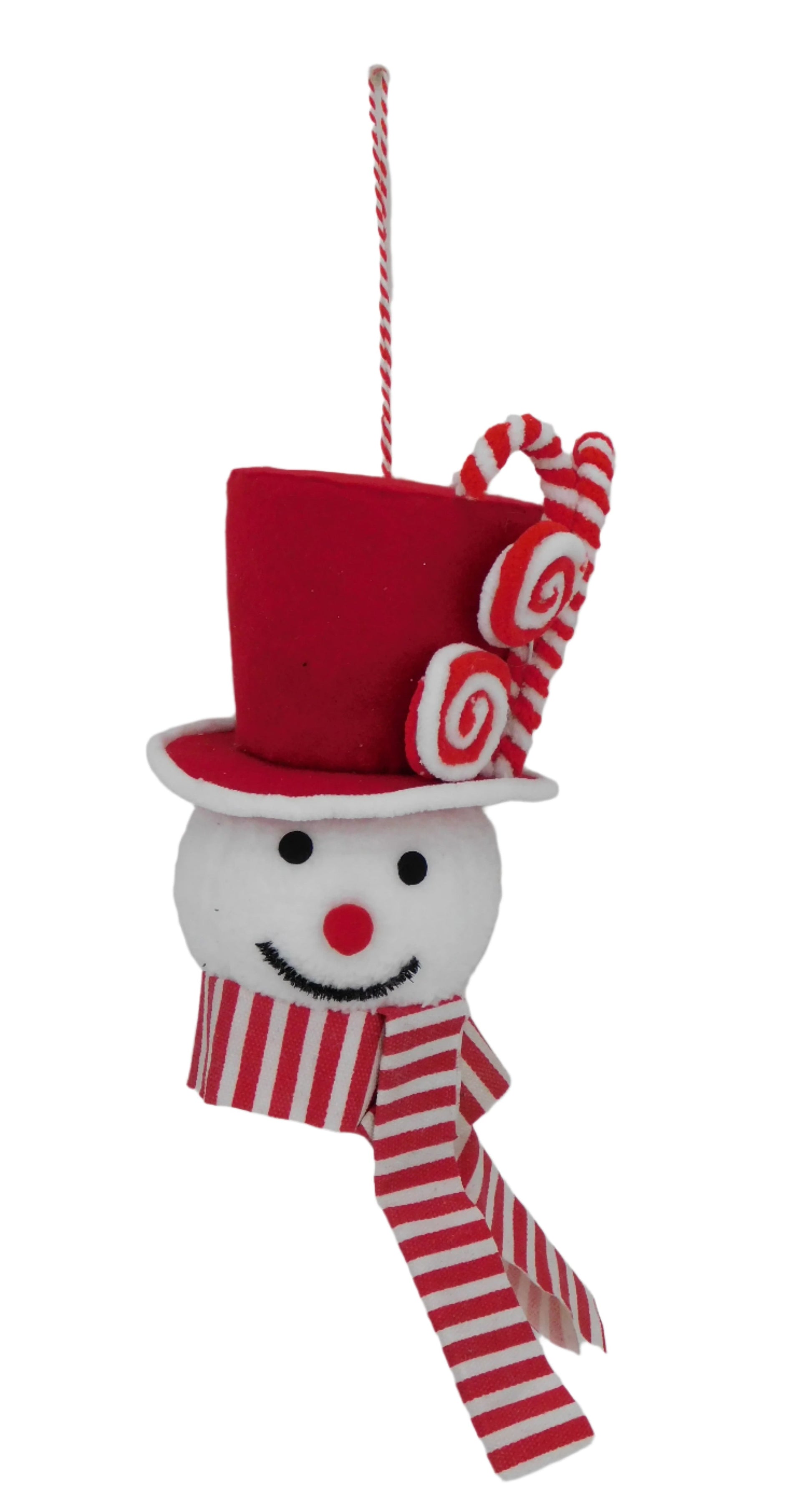 63226 Red Striped Snowman - A&B Wholesale Market Inc