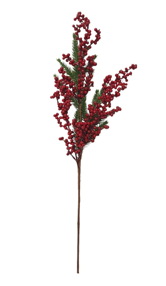 63691 | XMAS BERRY SPRAY | RED