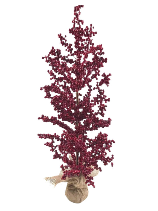 63781  30" XMAS RED BERRY TREE