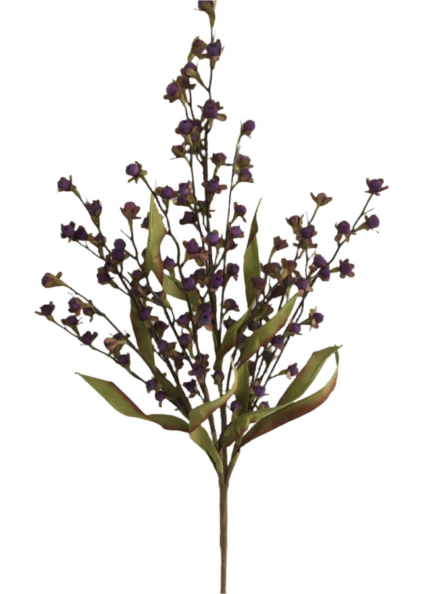 65121-PU | 23" | WOOD BERRY SPRAY | PURPLE