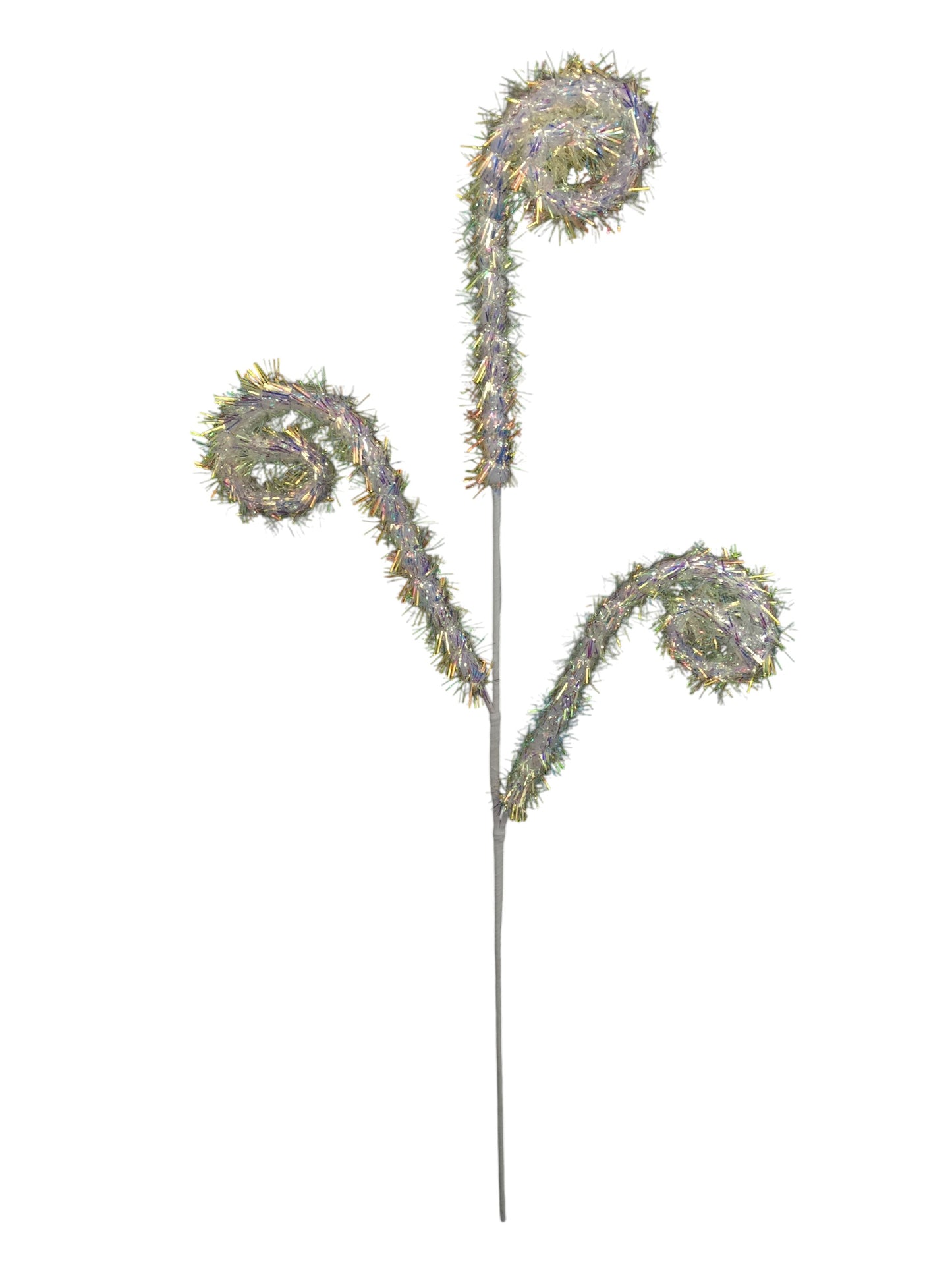 65291 | 30" | Tinsel Curly Spray | Gold