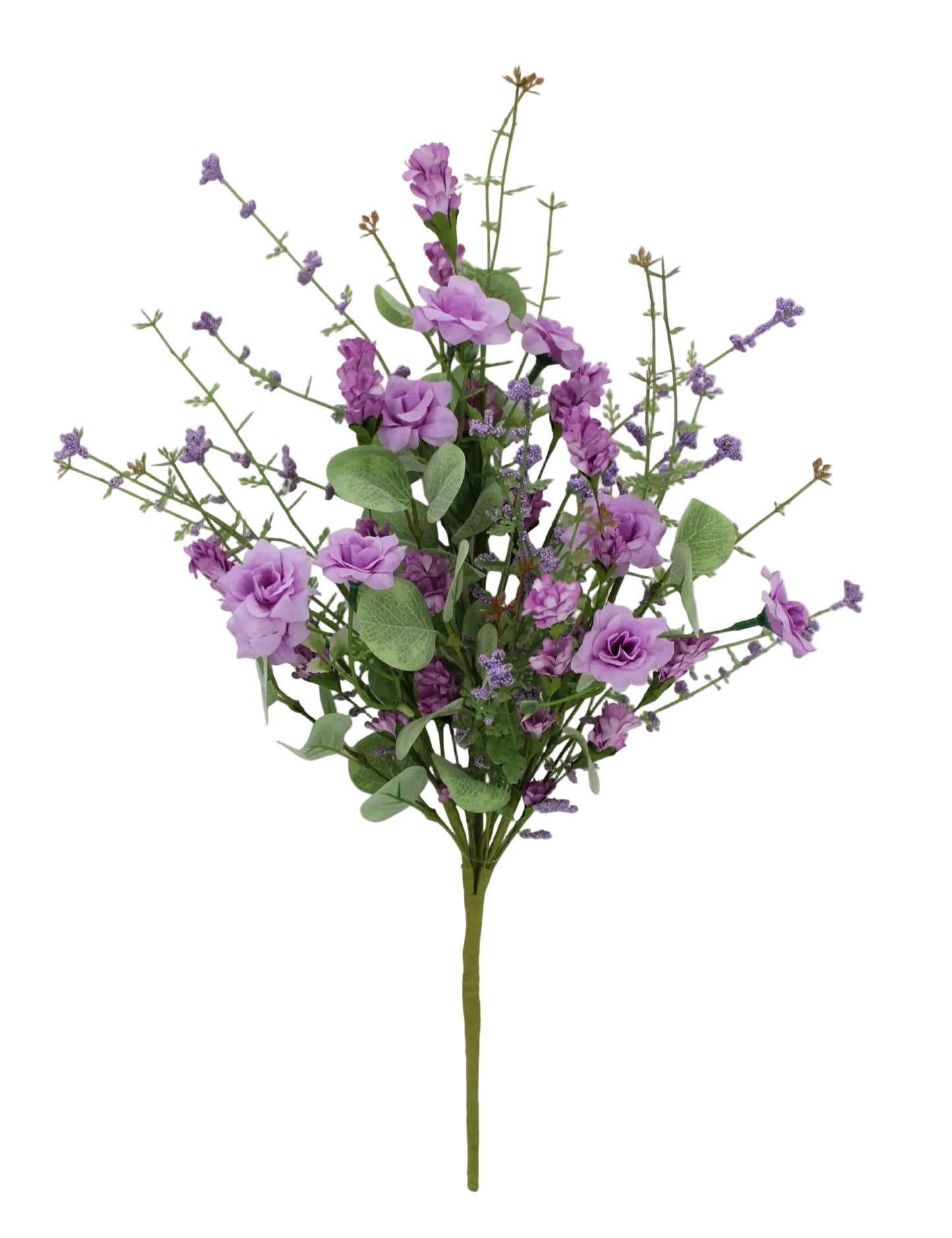 65653-PU | 20" | MIXED WILDFLOWER BUSH | PURPLE