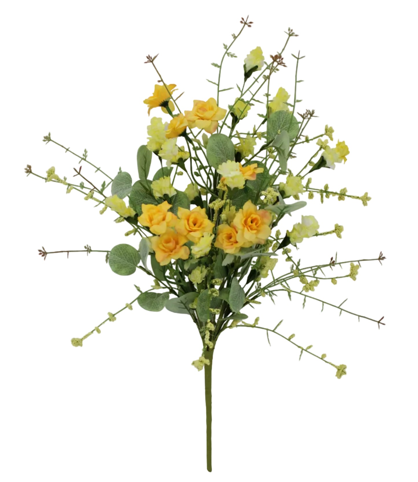 65653-YEL | 20" | MIXED WILDFLOWER BUSH | YEL