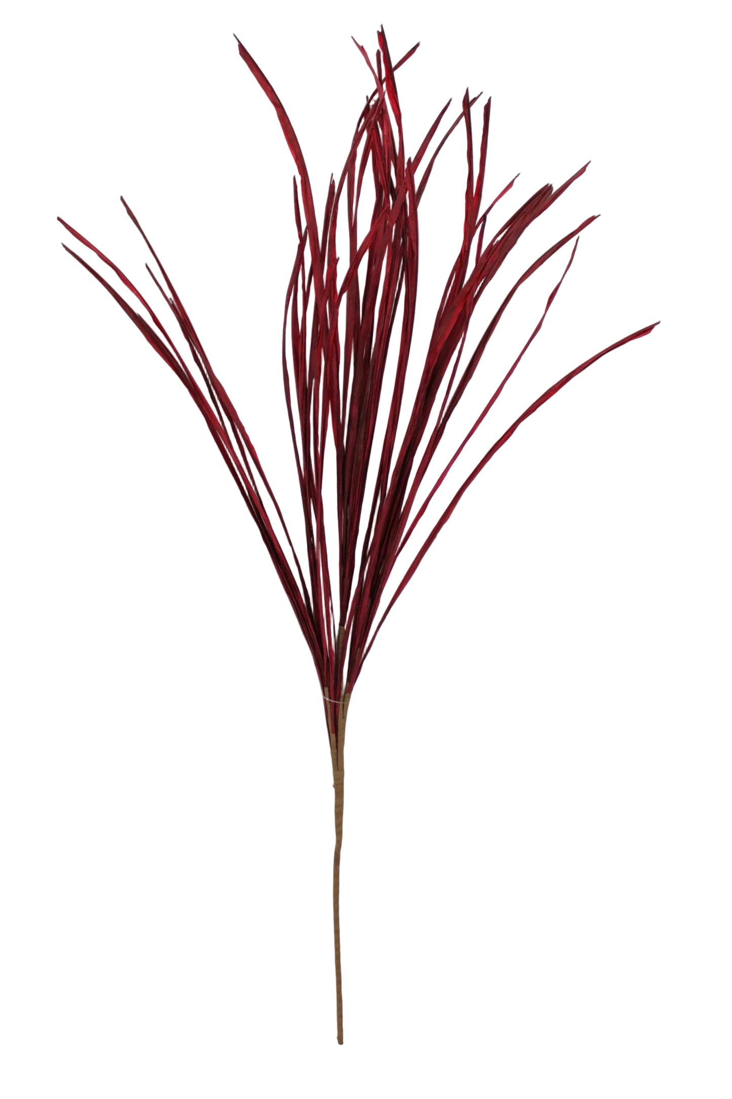 65659-BG | 40" | FLAX GRASS SPRAY | BURGUNDY