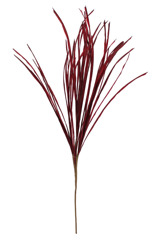 65659-BG | 40" | FLAX GRASS SPRAY | BURGUNDY