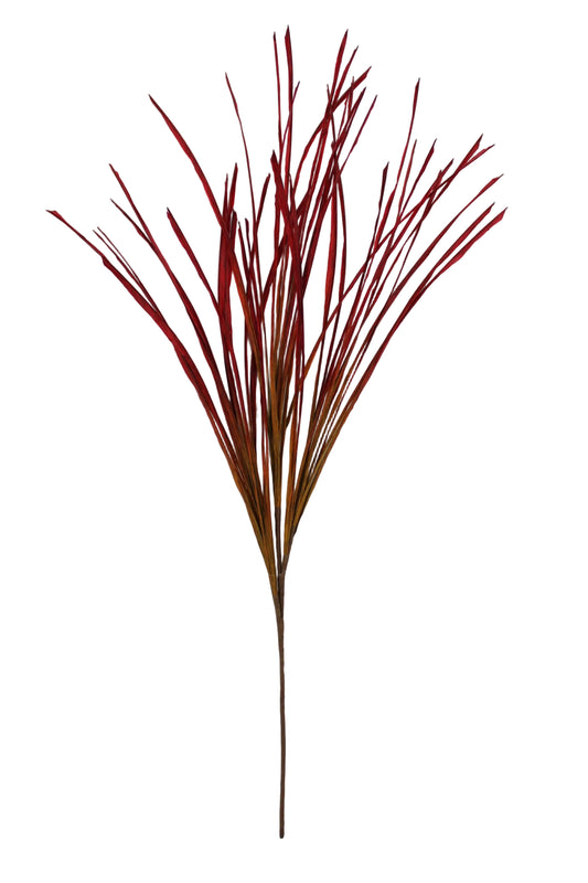 65659-RD | 40" | FLAX GRASS SPRAY | RED
