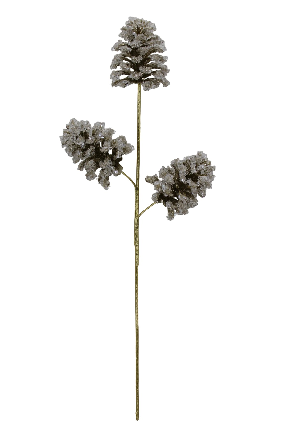 65833 | 29" | GLITTER ICED PINECONE