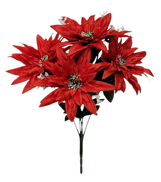 66696 | LG DAHLIA BUSH X5 | RED