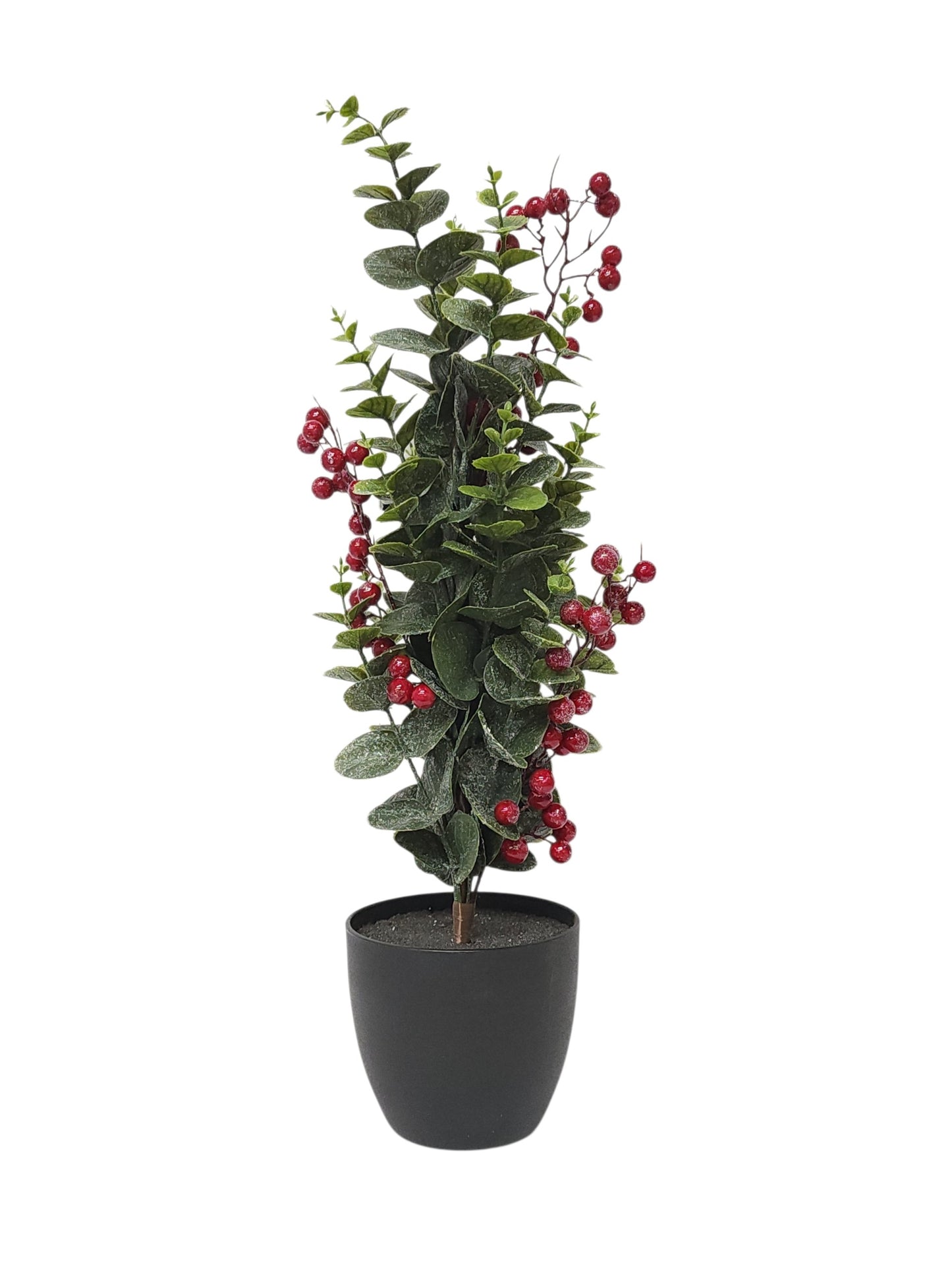 68245 | 24" | XMAS EUCALYPTUS BERRY TREE | RED