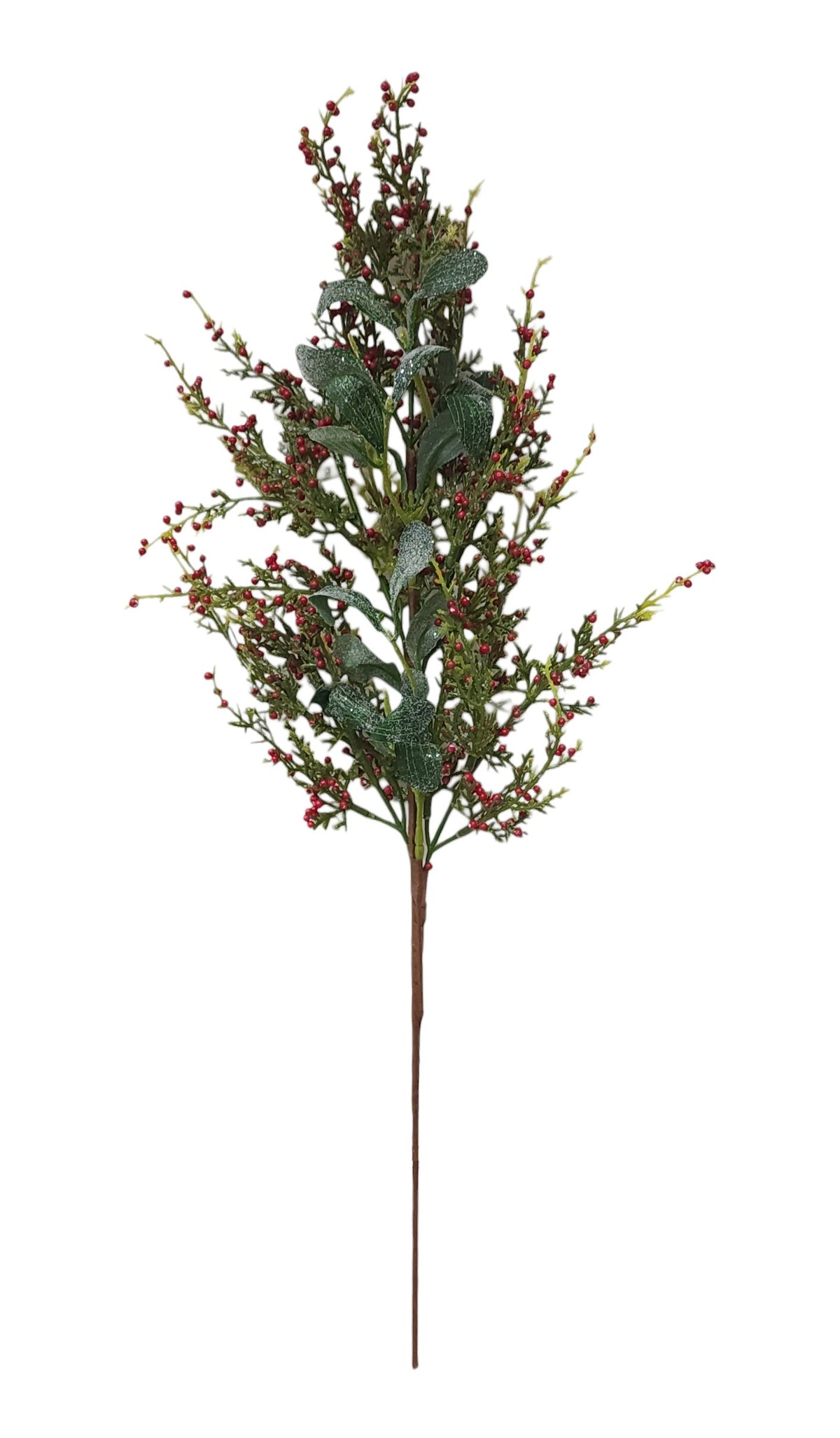 68521 | XMAS CEDAR W/BERRY SPRAY | RED