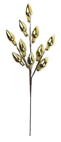 68661 | Xmas Berry Spray | Gold