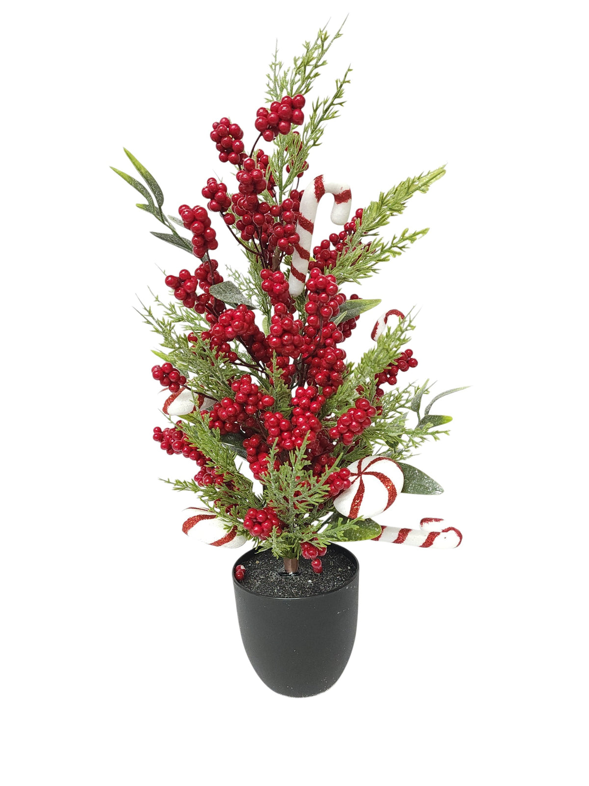 69273 | 24" |  XMAS CEDAR W/BERRY TREE | RED