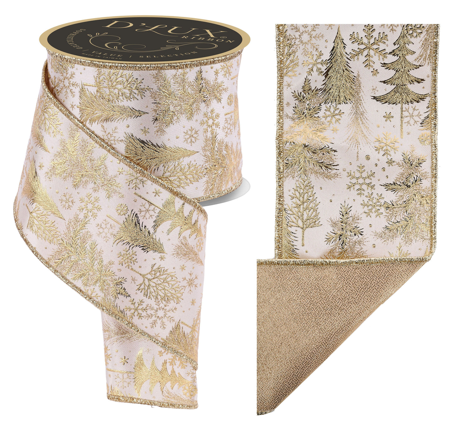 LX32593R | 4" | Foil Tree/Fused | 10yds