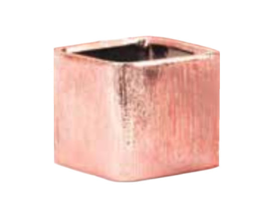 7091R | 5.25"Sq | Rose Etched Cube