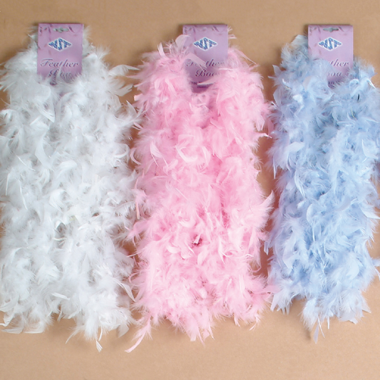 7144-WHITE | FEATHER BOA | WHITE | 2YDS