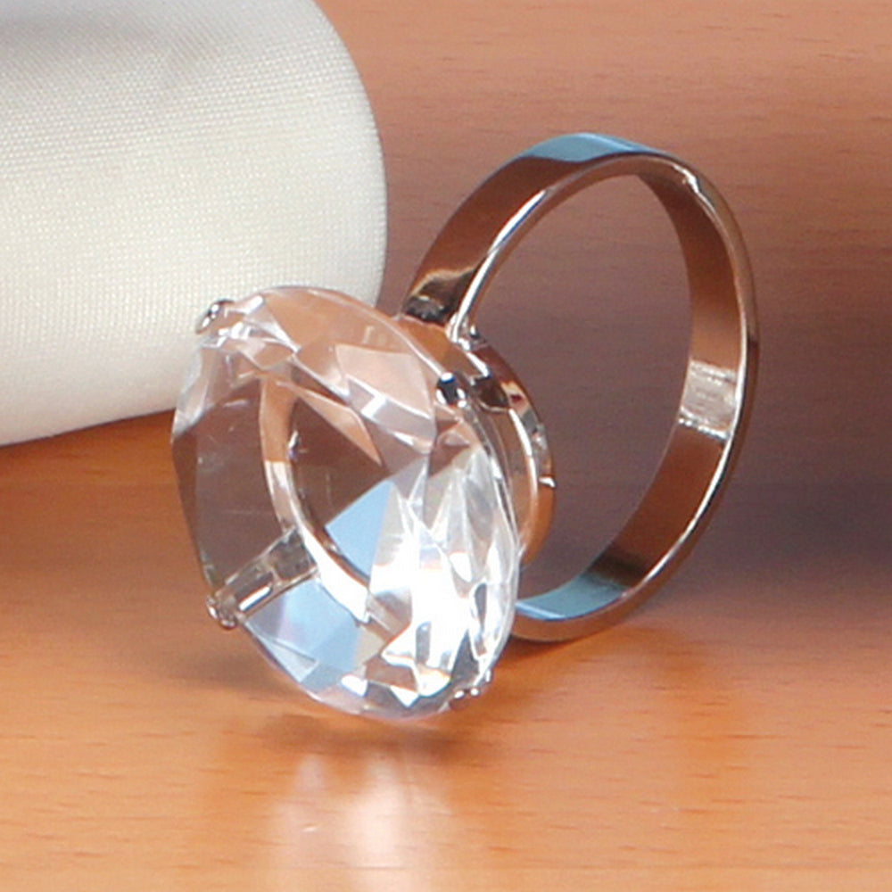 7227-CRYSTAL | 1.5" | DIAMOND RING NAPKIN HOLDER