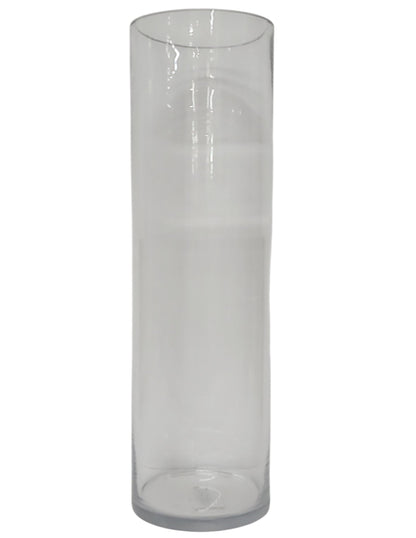 7307-CLEAR | 20"H x 6"D | CYLINDER GLASS VASE | 1PCS