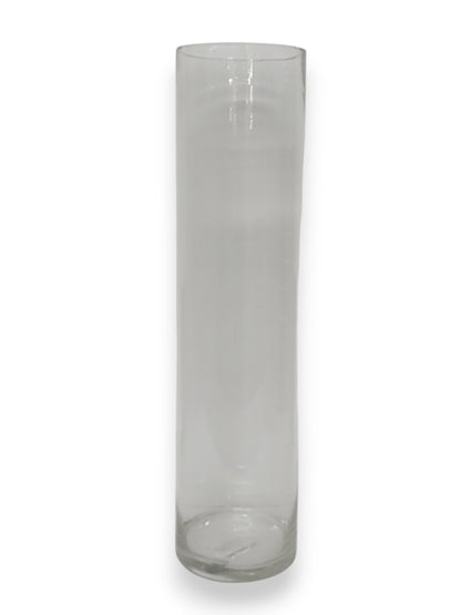 7308-CLEAR | 24"H x 6"D | CYLINDER GLASS VASE | 1PCS