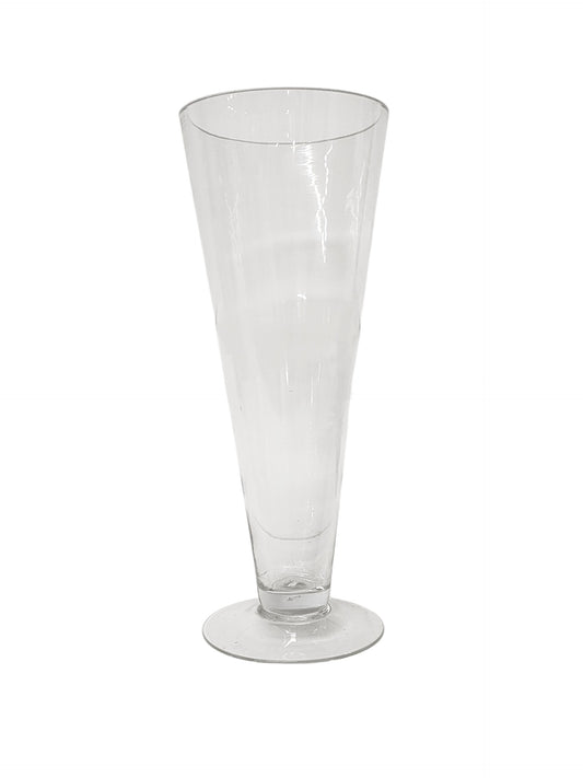 7365-CLEAR | 12"H | TRUMPET GLASS VASE