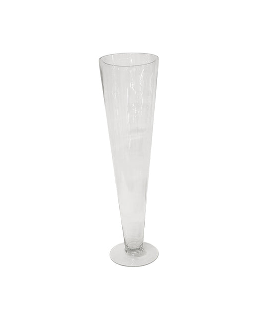 7366-CLEAR | 16"H | TRUMPET GLASS VASE