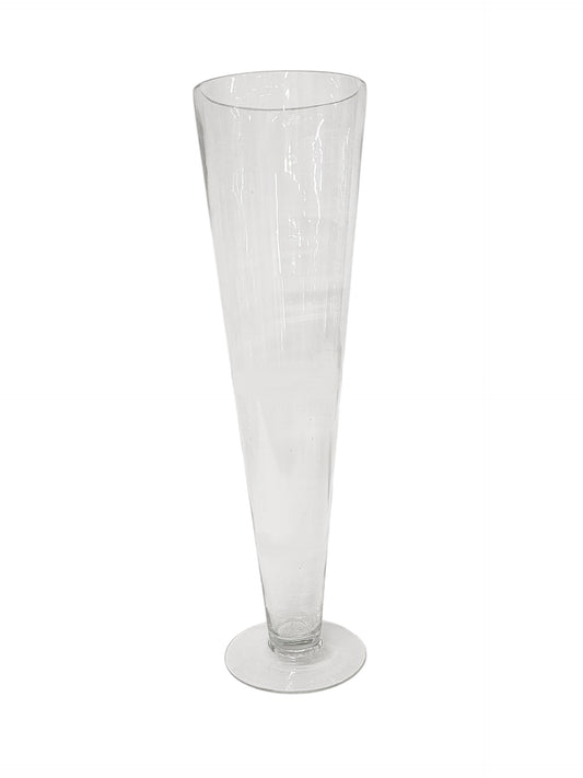 7367-CLEAR | 20"H | TRUMPET GLASS VASE