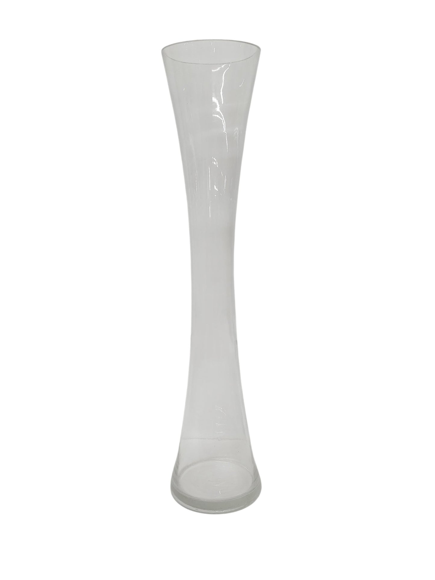7372-CLEAR | 20"H | SLIM WAIST GLASS VASE