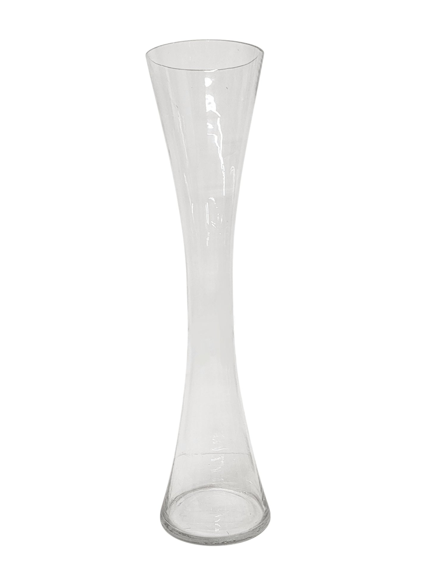 7373-CLEAR | 24"H | SLIM WAIST GLASS VASE