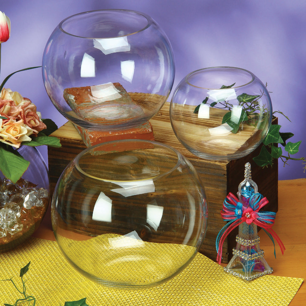 7378-CLEAR | 6"D x 4.5"H | GLASS FISH BOWL