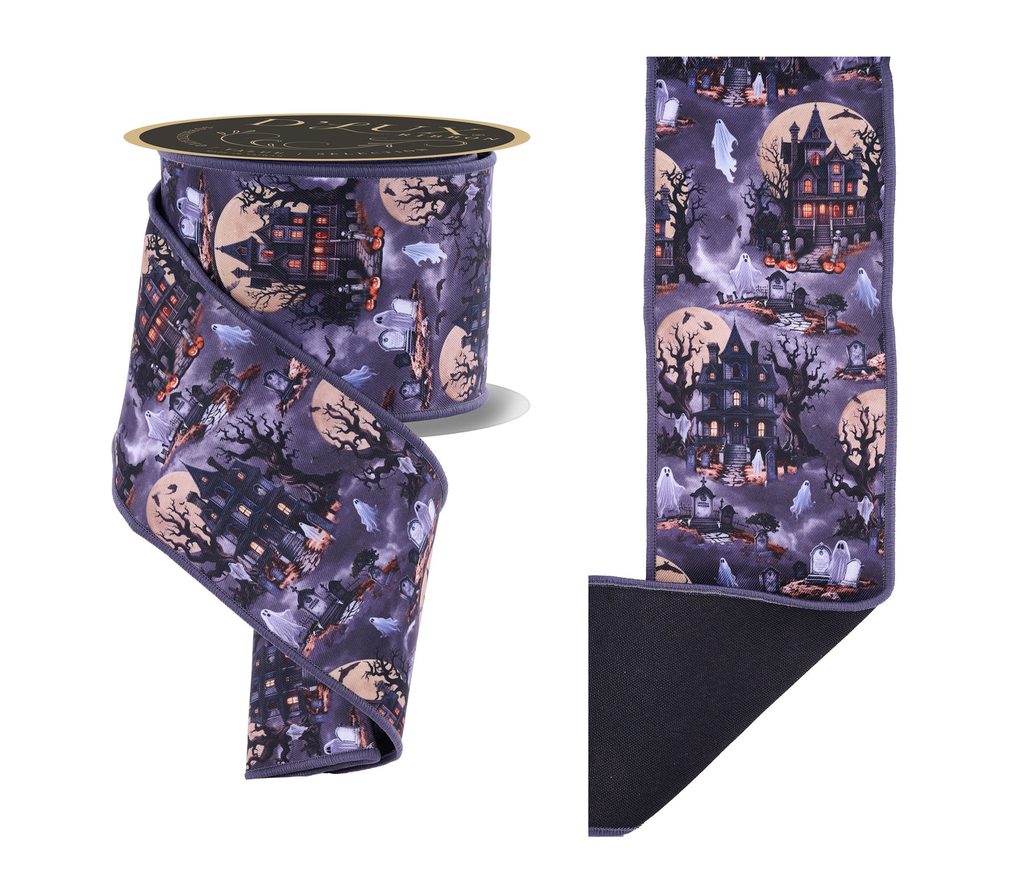 LX1238C6 | 4" | Haunted Houses/Fused | 10yds