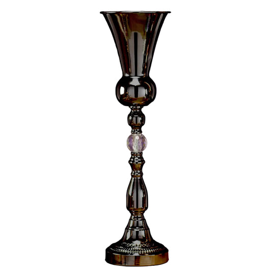 7846-BLACK | 23.75" X 6.75" | METAL CENTERPIECE STAND | BLACK
