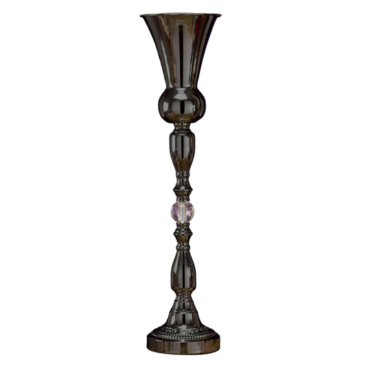 7847-BLACK | 27.5" X 6.75" | METAL CENTERPIECE STAND | BLACK