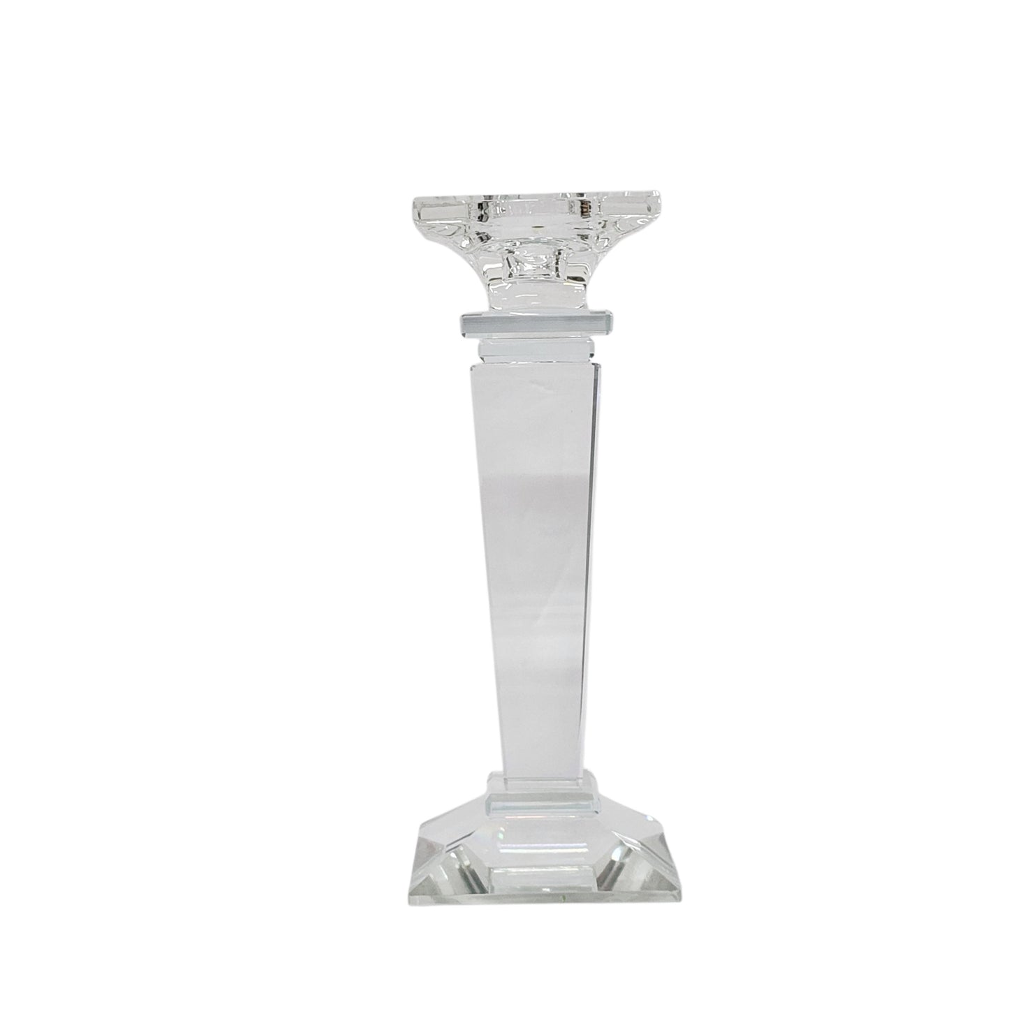 7875-CLEAR | 7.5"H x 3.25" | CRYSTAL CANDLE HOLDER
