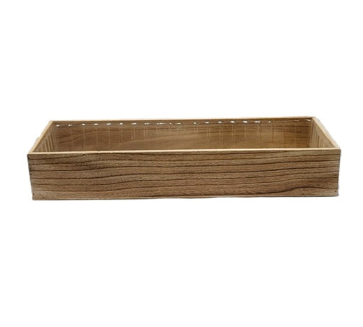 7918BR   18" Wood Window Box Brown