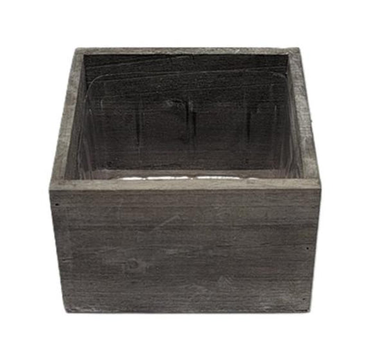 7940GY Gray Wood Box Planter