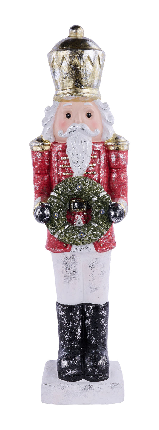 XN4395 | 26.5"H | Nutcracker w/Wreath w/LED