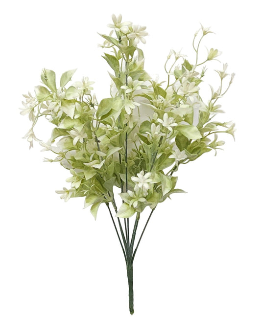80172 | MIX GRASS W/FLOWERS X9 | WHITE