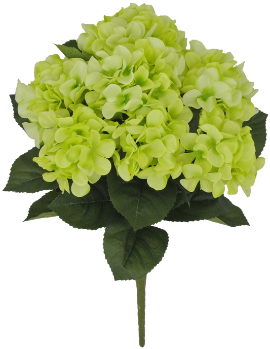 80312-GN 22" Hydrangea Bush x7 - A&B Wholesale Market Inc