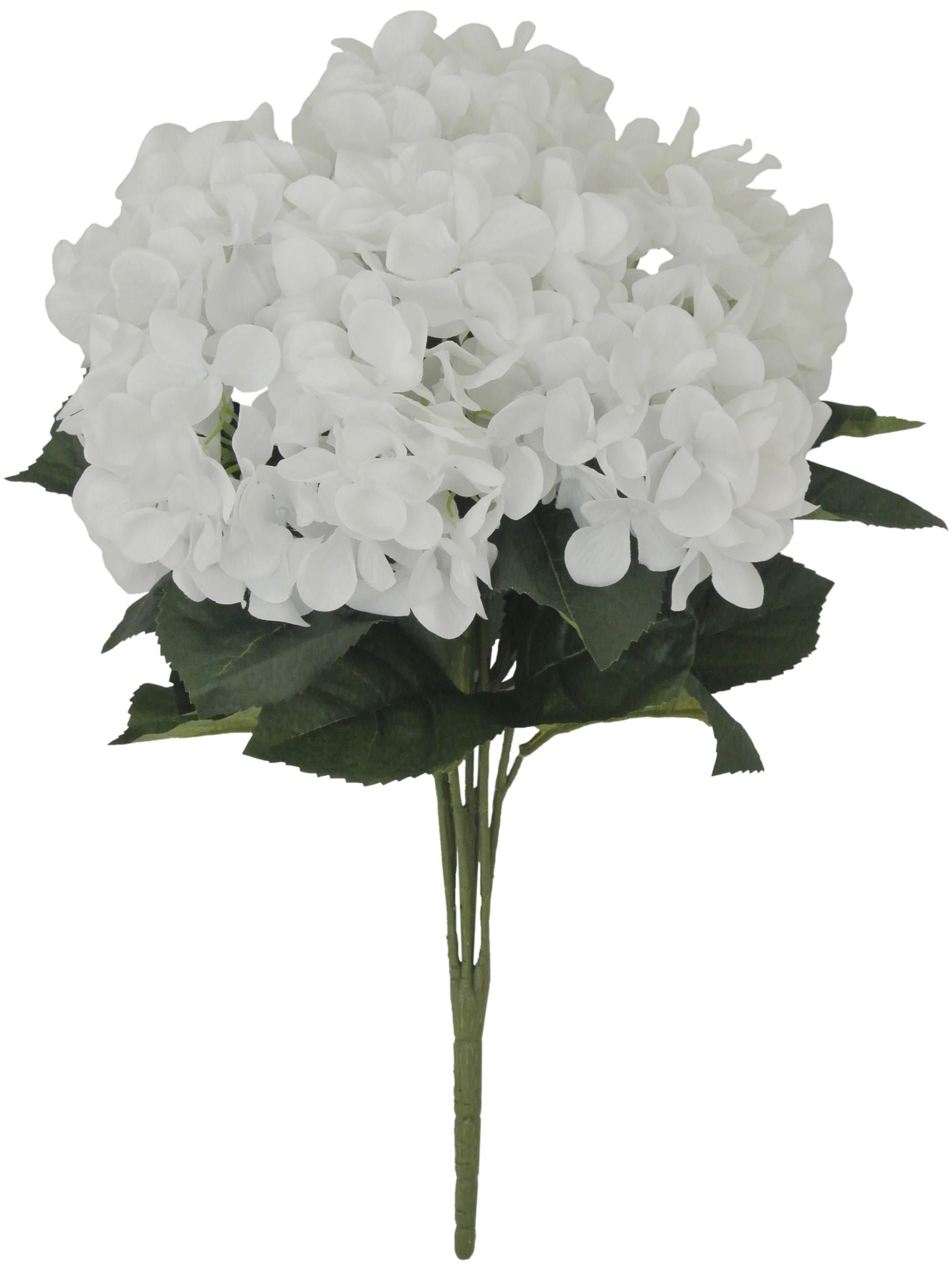 80312-WT 22" Hydrangea Bush x7 - A&B Wholesale Market Inc
