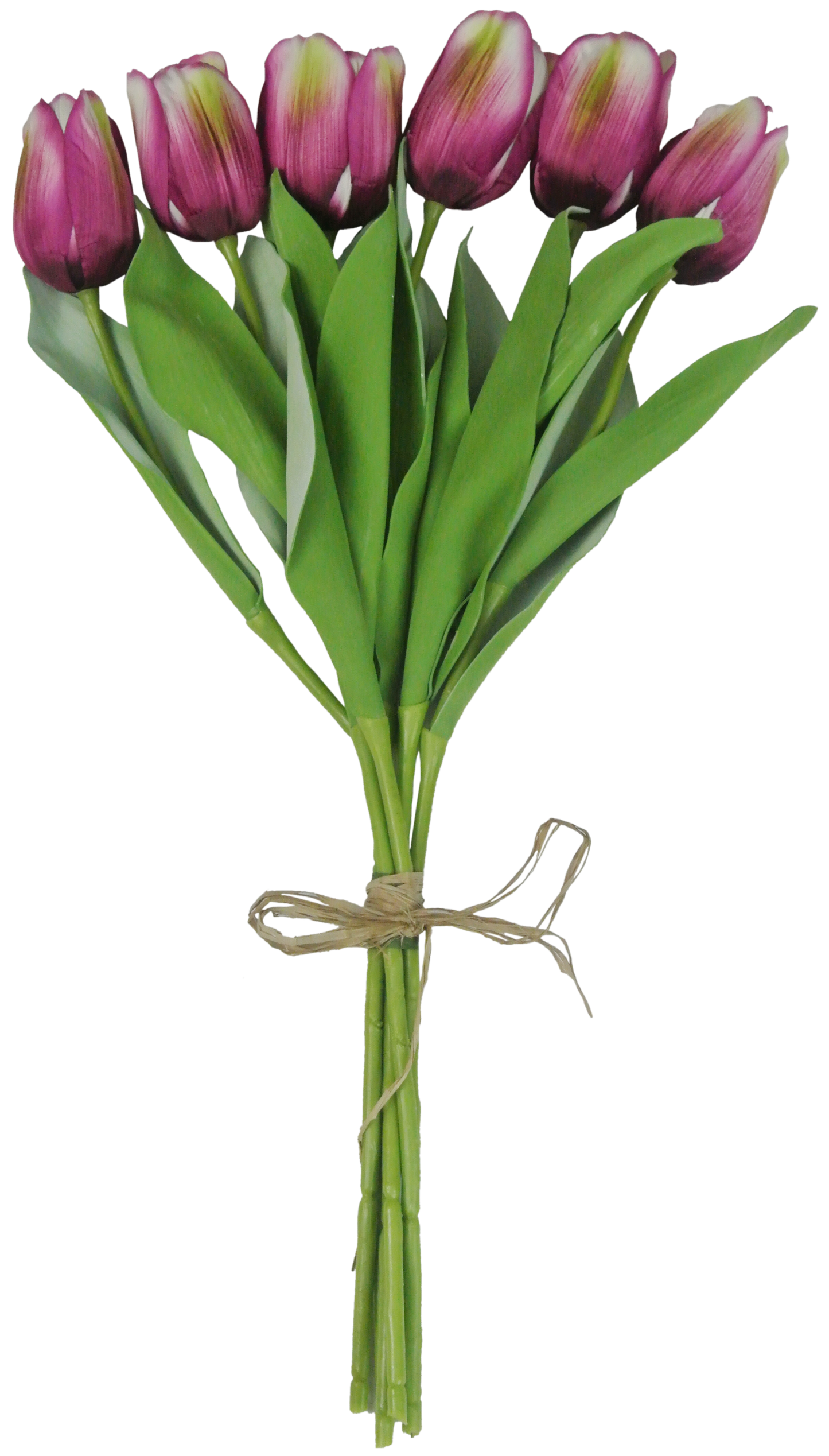 80333-PU |  26" | TULIP BUNDLE X6 |  PURPLE