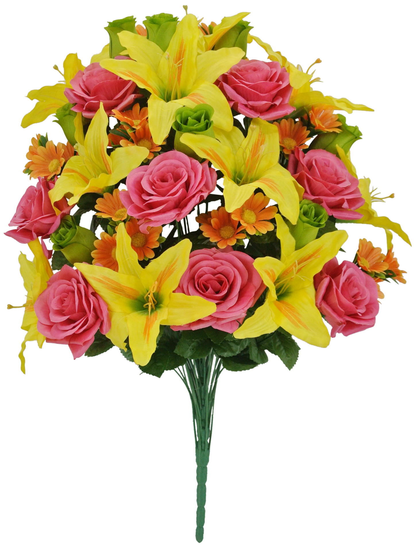 80359A-FESTIVE | 28" | LILIUM ROSE MIXED BUSH | FESTIVE