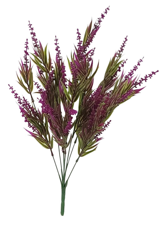 80725 | Mini Wheat Grass x9 | Lilac - A&B Wholesale Market Inc