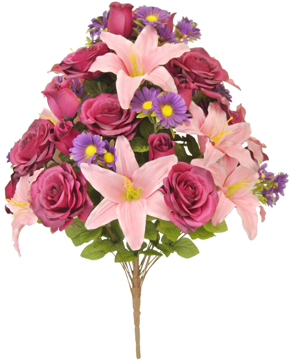 80802-PKRDPU | 28" | LILY ROSE MIXED BUSH X36 | PINK/RED/PURPLE