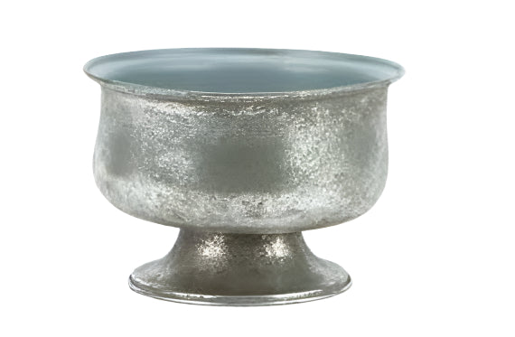 8105SL | Metal Urn w/Base | Silver