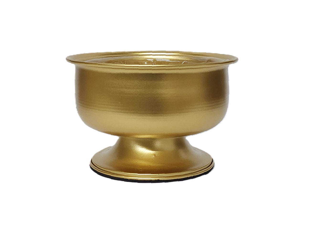 8106GO | METAL PLANTER W/BASE | ALL GOLD
