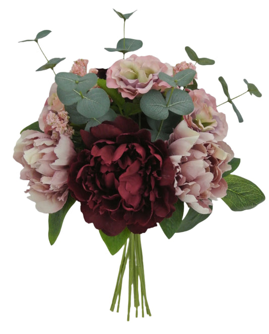 81960-BGPK 16" PEONY ROSE BUNDLE X12