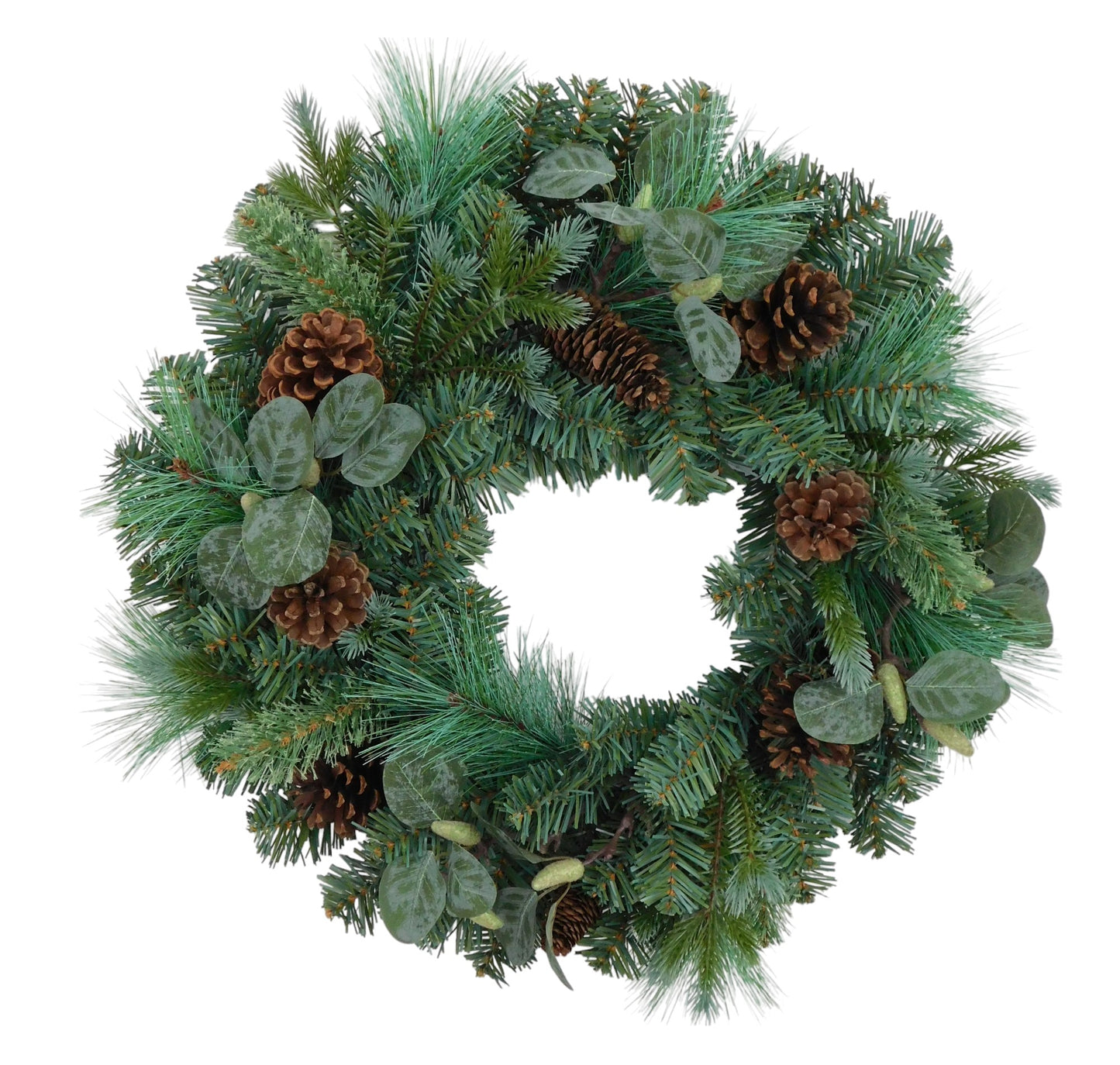 82887   24" Pine Eucalyptus Wreath