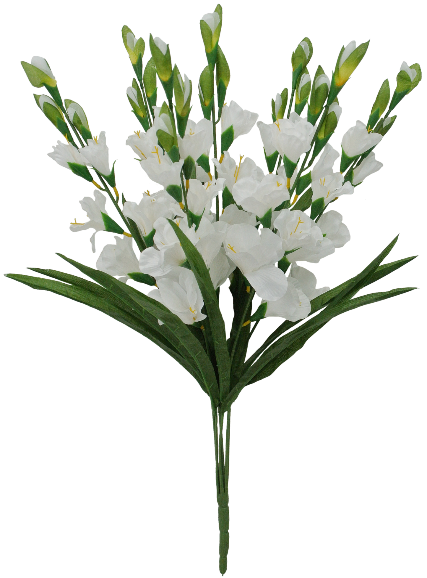 83343-WT 27" GLADIOLUS BUSH X7 - A&B Wholesale Market Inc