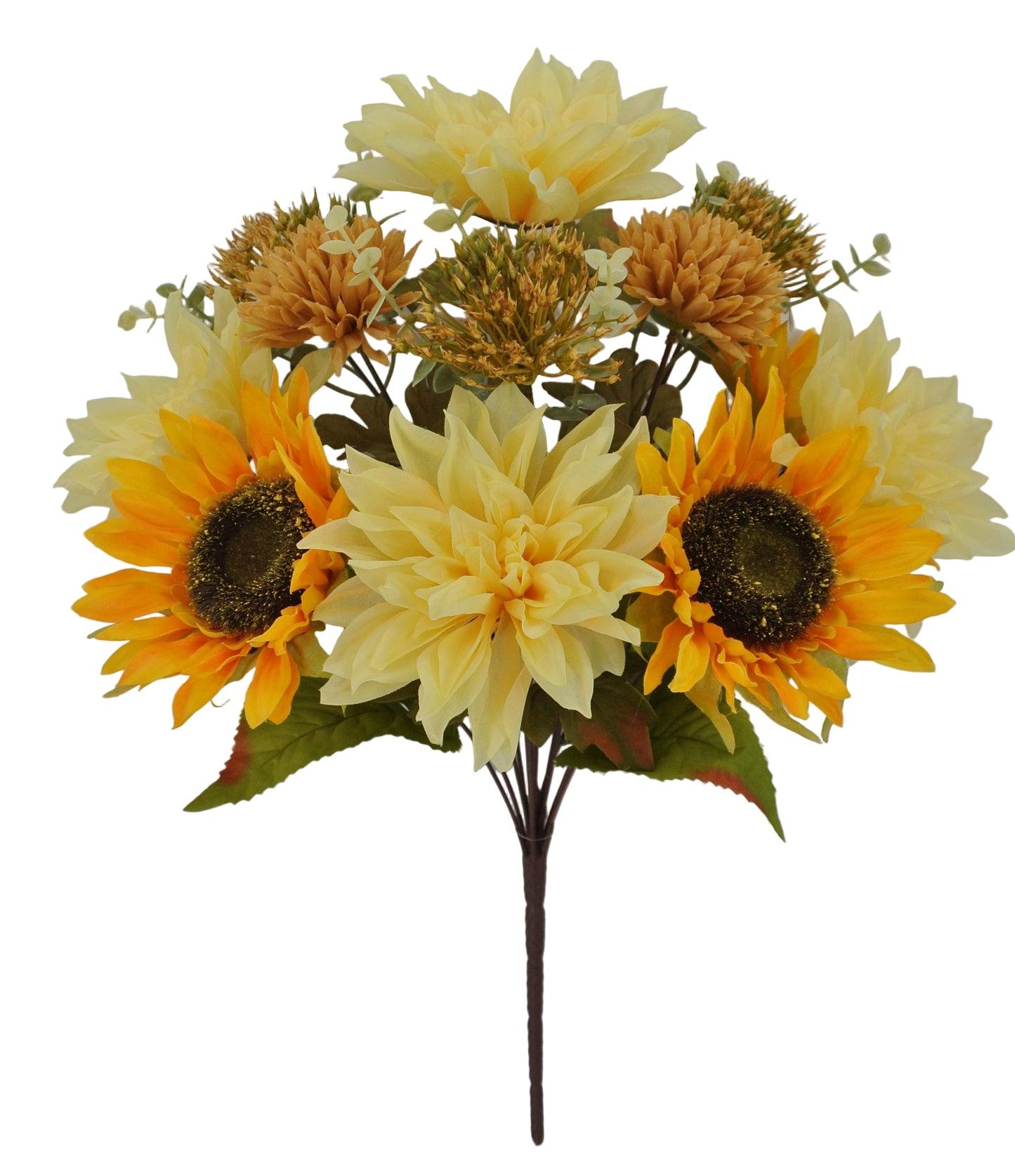 83614-YEL | 19" | MIXED DAHLIA SUNFLOWER | YELLOW