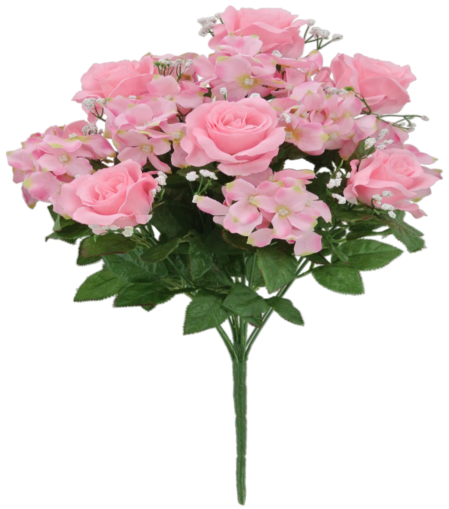 84031-PK|  19" |  ROSE HYDRANGEA BUSH |  PINK